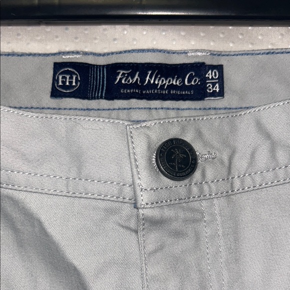 Men's 5-Pocket Fish Hippie Khaki Pants - Picture 7 of 9